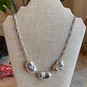 Sterling Silver Bat-Ami Barsano Necklace with Unique Pendant Design